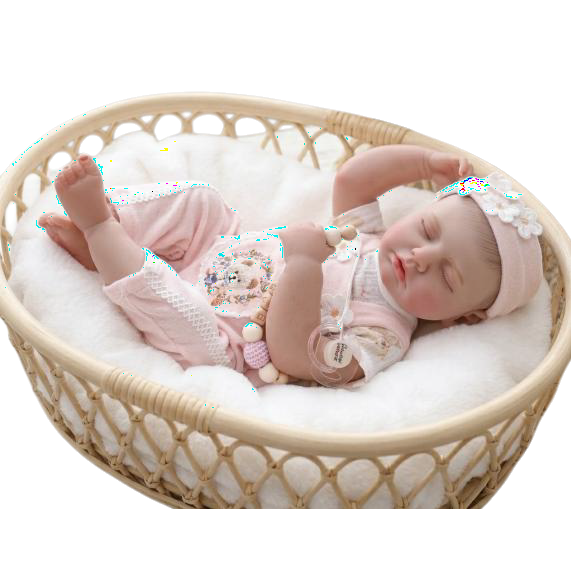 18-inch all-rubber hand-painted ordinary silicone doll, children's toy Item Picture