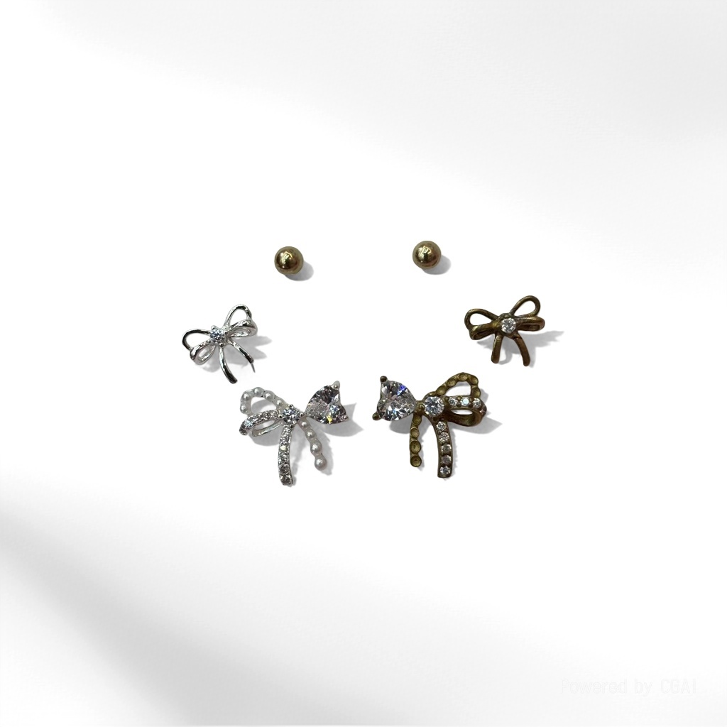 Fury zhongguo bulubulu S925 plata blanco tarjeta arco pendientes pendientes pendientes con diamantes perla estilo Application Scenario
