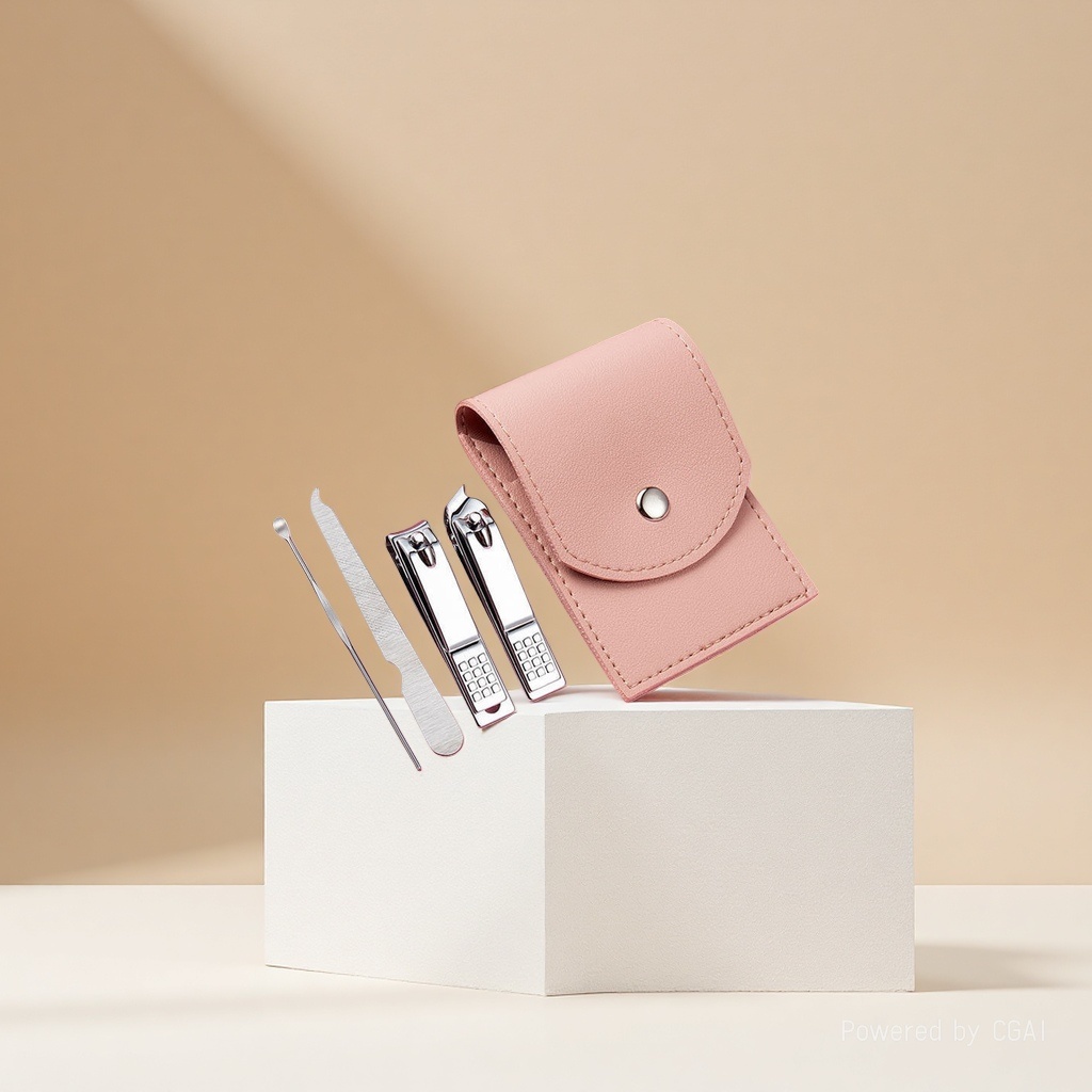Stainless steel nail clipper set, four-piece set, folding nail clippers, portable nail clippers, ear picks set, wholesale nail clippers Application Scenario