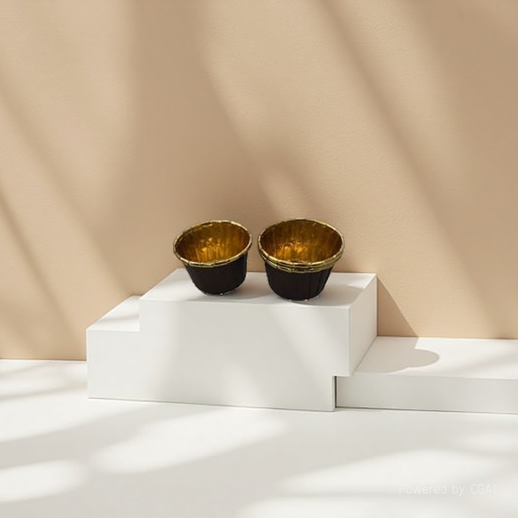 棕色纸杯 金色内衬 其他款一次性咖啡杯奶茶杯