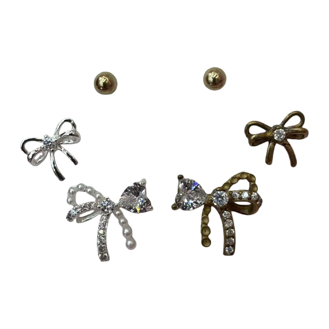 Fury zhongguo bulubulu S925 plata blanco tarjeta arco pendientes pendientes pendientes con diamantes perla estilo Item Picture