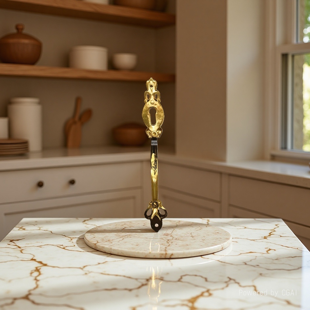 Golden carved built-in cabinet handles, furniture hardware handles, door handles Specification image