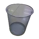 A popular 240L grey mesh outdoor smart trash can for waste paper Item Picture