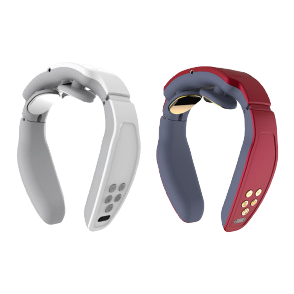 Red light heat compress, heat therapy, electric pulse massage, pain relief device, remote control, intelligent button, three-head cervical massage instrument Item Picture