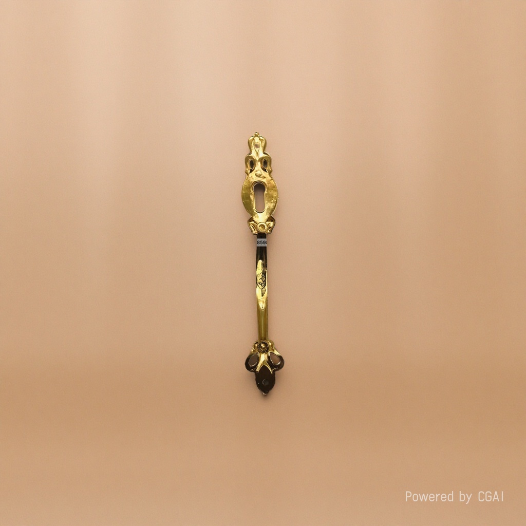 Golden carved French-style cabinet door embedded hardware handle furniture handle Specification image