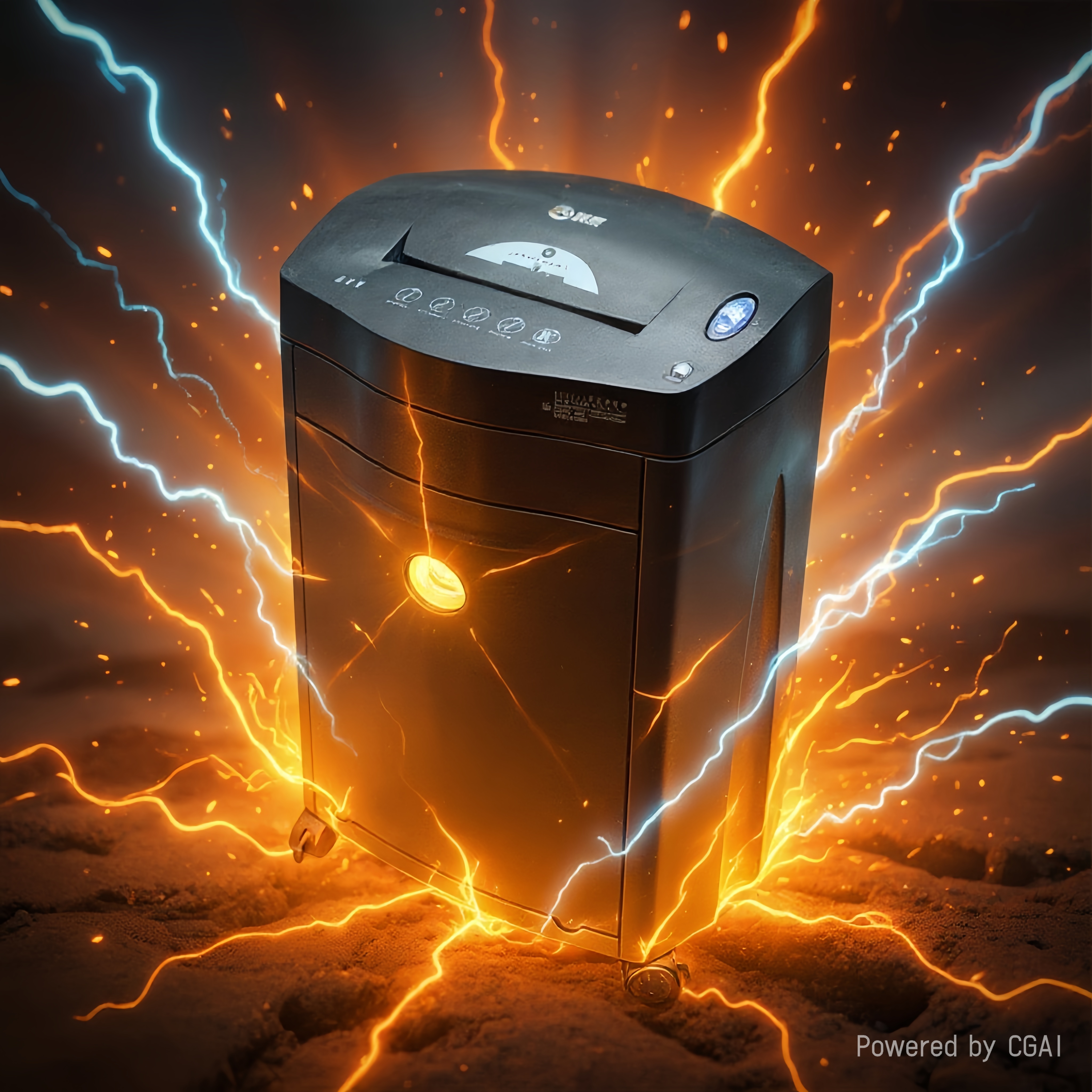 Morning Light Black Shredder, home and office shredder, silent and highly efficient shredder details Picture