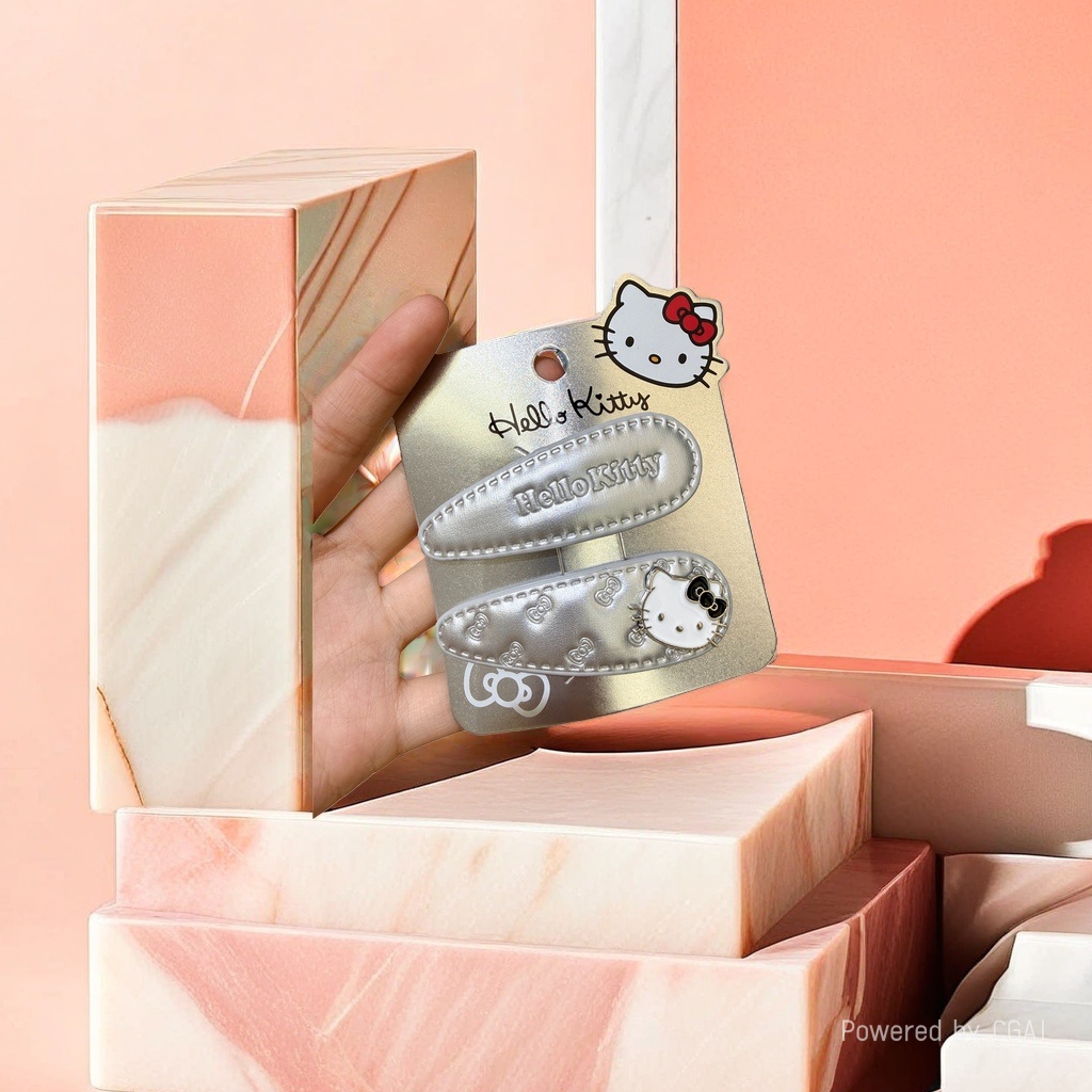 Silver pearl grab hairpin set, accessory grab hairpin Application Scenario