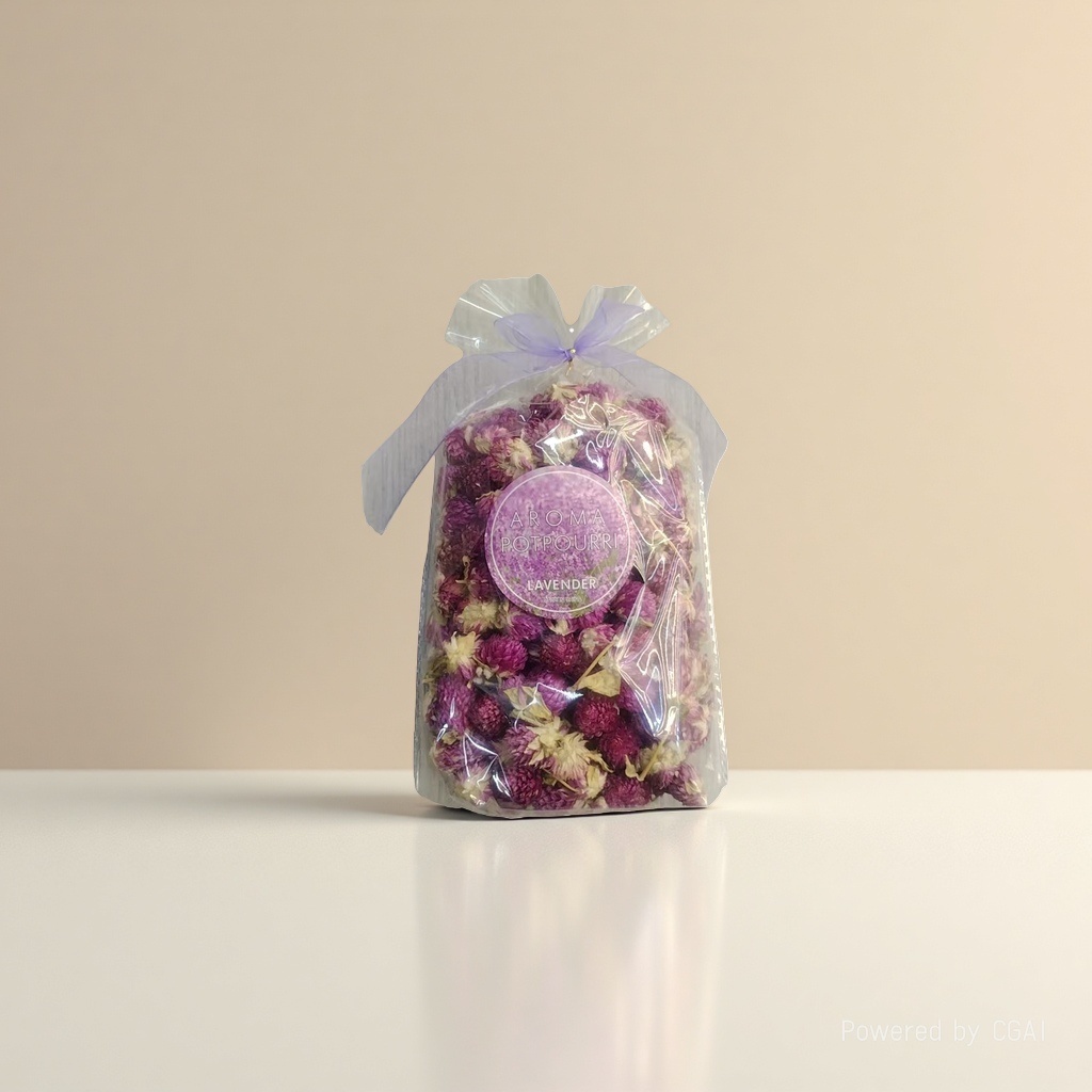 AROMA POTPOURRI 薰衣草干花香包 透明塑料袋装 