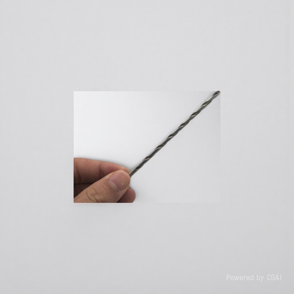 Handheld 4mm twist drill bit, electric pick drill bit, 80cm hole opener, welding edge drill Application Scenario