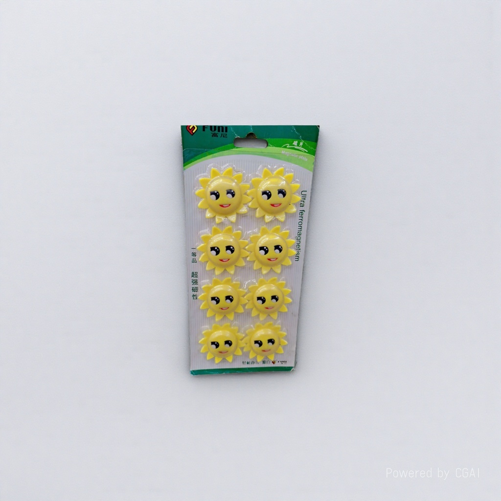 White board magnetic particles, yellow sunflower-shaped magnetic stickers, magnetic attraction board, blackboard magnetic sheet, magnetic attraction whiteboard pen stationery Specification image