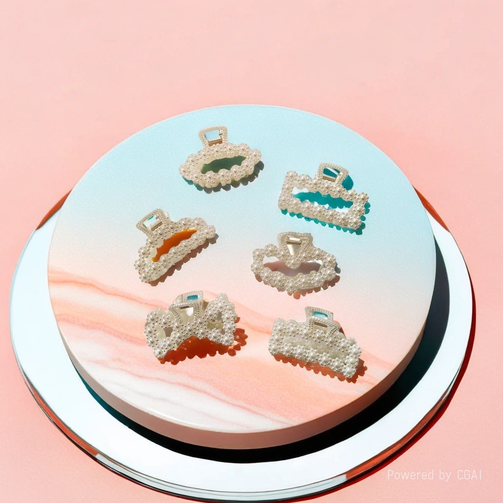 Pearl hair clips, accessories, hair clips, pearl hair clips details Picture