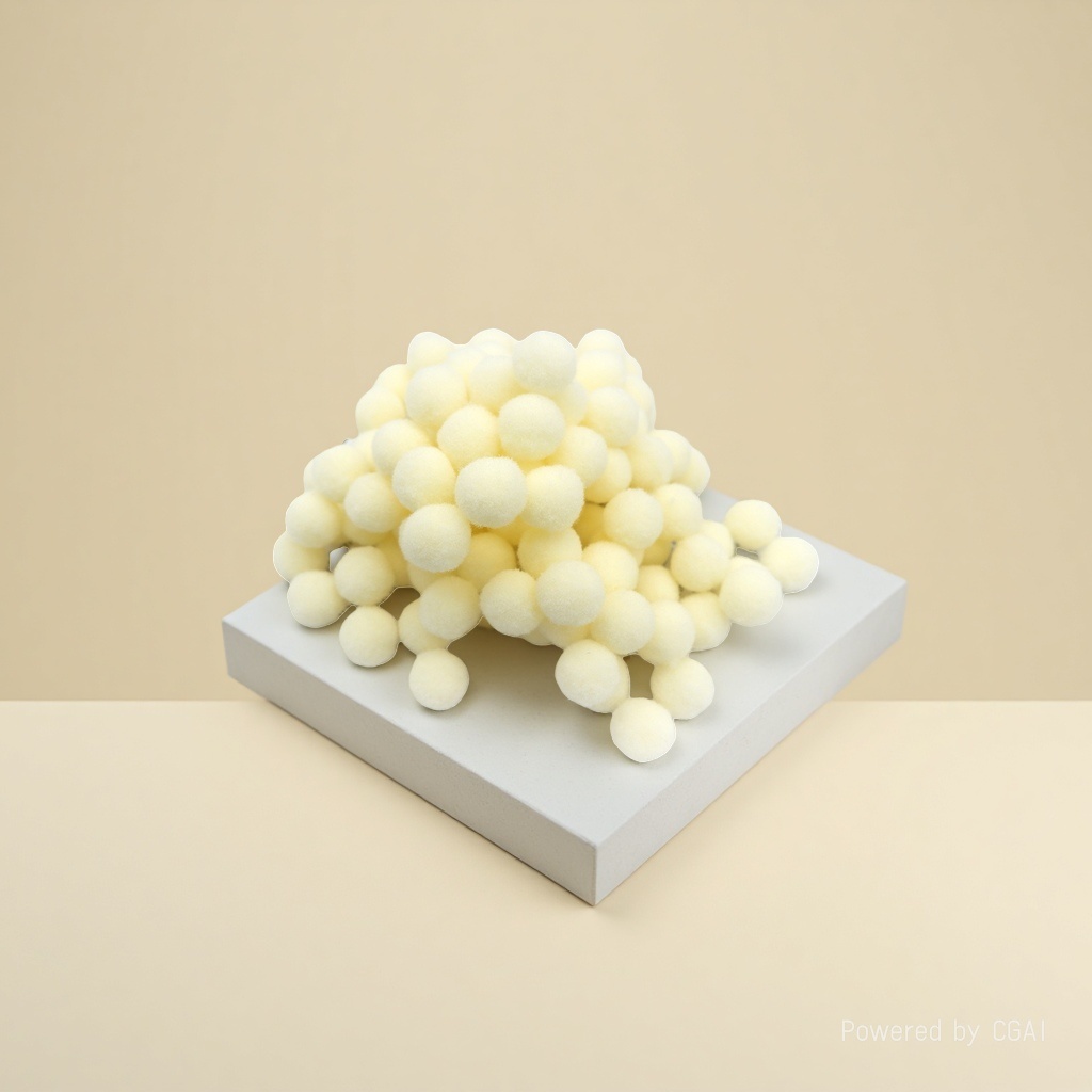 红色毛球详情4