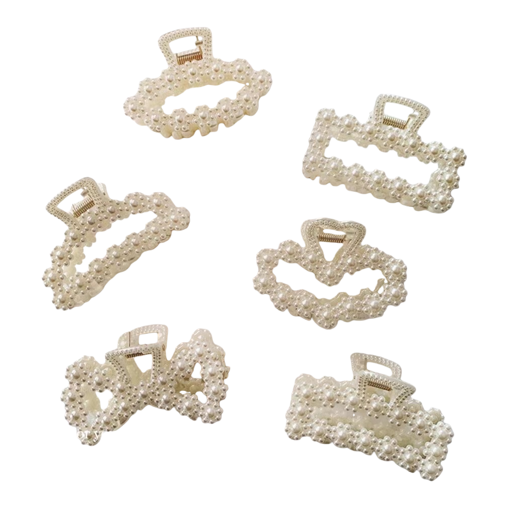 Pearl hair clips, accessories, hair clips, pearl hair clips Item Picture