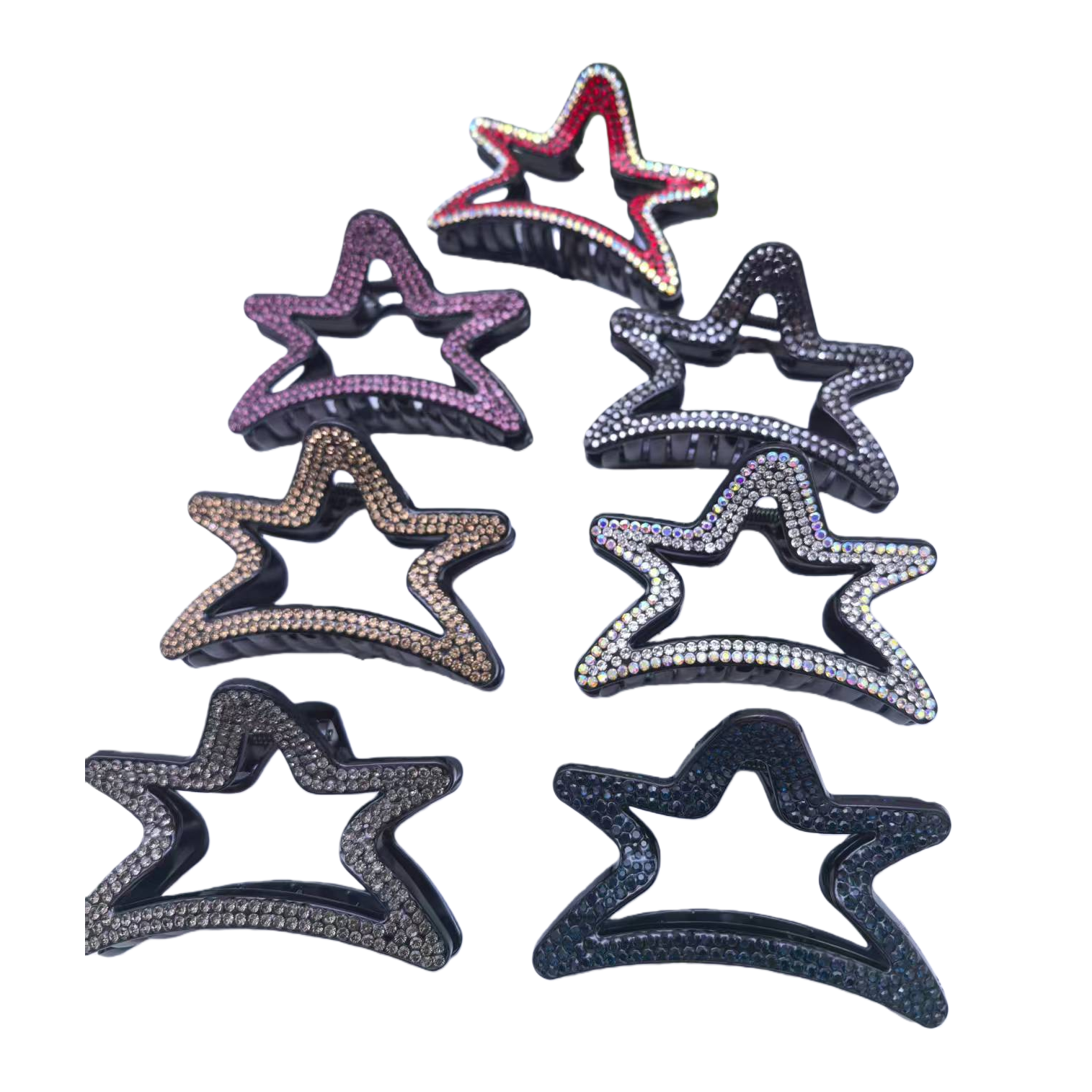 مشابك شعر مصنوعة من اللؤلؤ المزينة بالحفر Item Picture