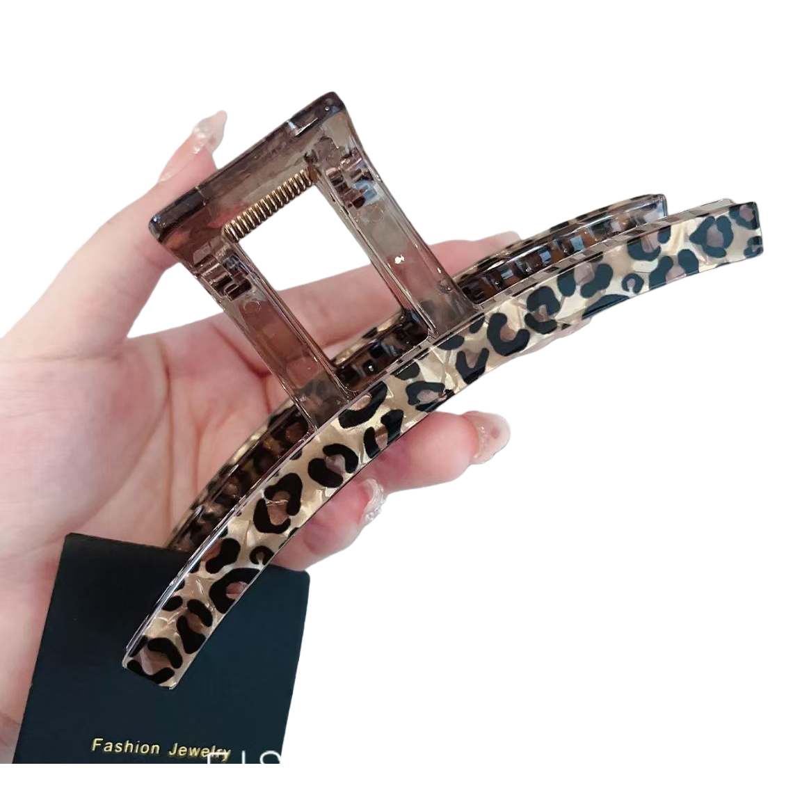 شريط شعر شفاف من PVC من الفهود Item Picture