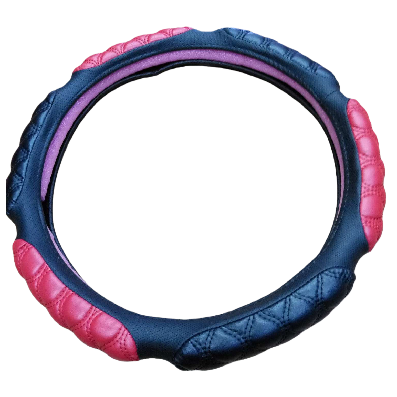 Teramont special hand-sewn black and red steering wheel covers, universal automotive products Item Picture