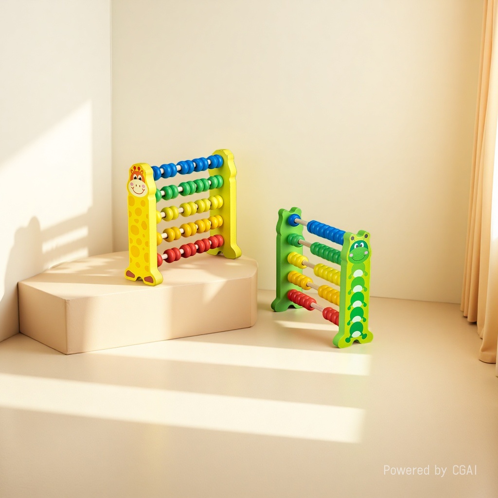 Color animal forma niños abacus puzzle juguetes de enseñanza temprana iniciación a las matemáticas herramientas de enseñanza Specification image