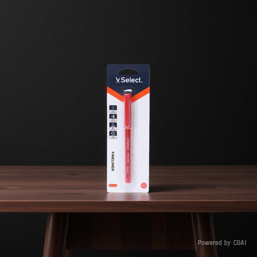 Red 0.4mm signature pen, 1 piece per card, exclusively for foreign trade. Minimum order quantity: one box Specification image