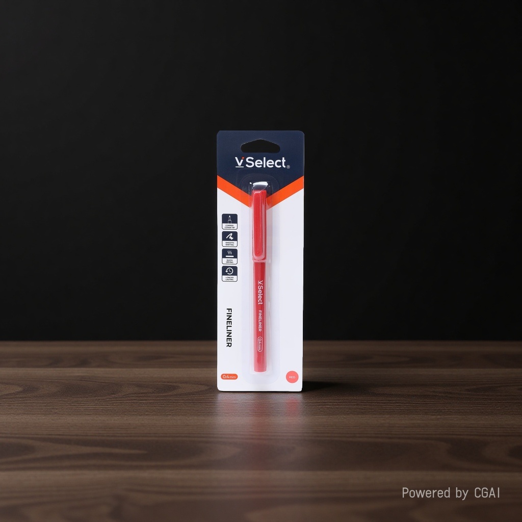 签字笔 红色 0.4mm 1支/卡 外贸专供 一箱起批