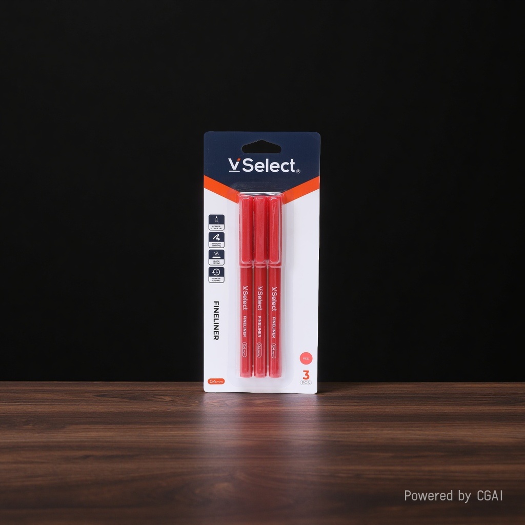 Red 0.4mm signature pens, 3 pieces per card, exclusively for foreign trade. Minimum order quantity: one box details Picture