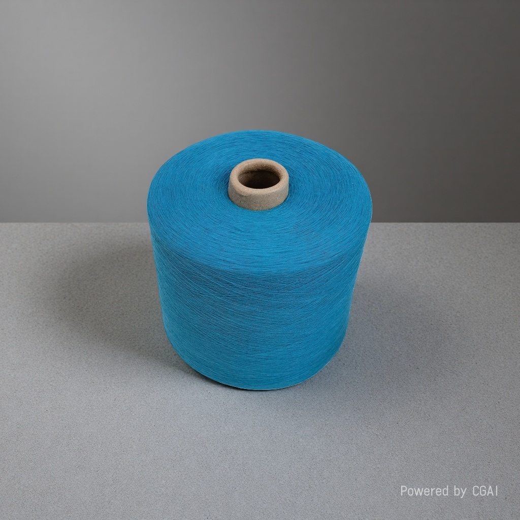 Blue yarn rolls, other yarns, cotton blends, hand-woven woolen yarn, woven filament Specification image
