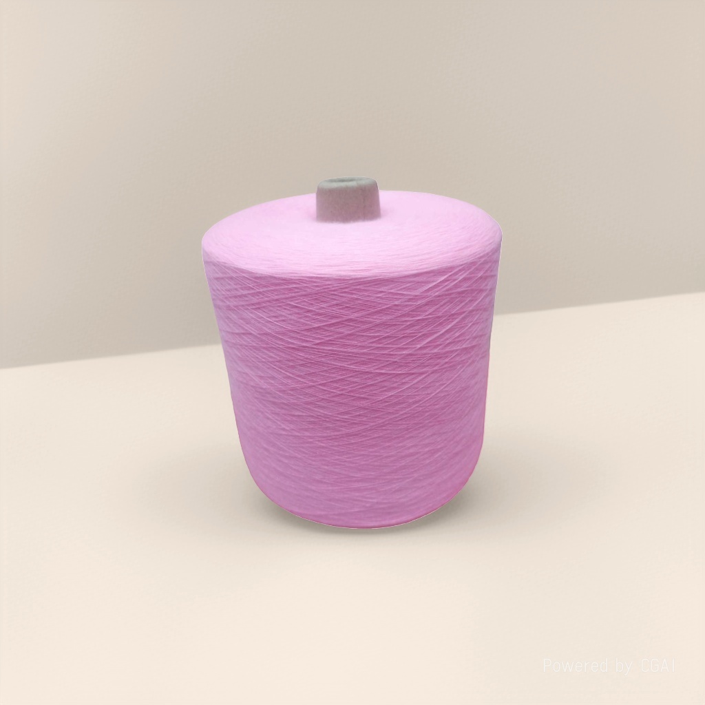 Rosado cartucho de lana trenzado a mano material de bricolaje hilo de algodón bobinador Specification image