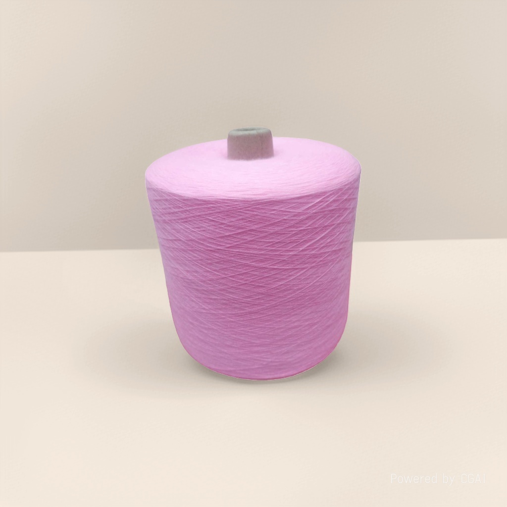 Rosado cartucho de lana trenzado a mano material de bricolaje hilo de algodón bobinador details Picture
