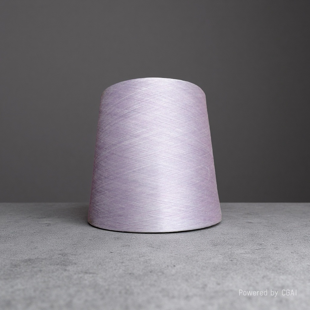 Light purple yarn tube, hand-woven wool, woven yarn ball, cotton and linen blended yarn roll