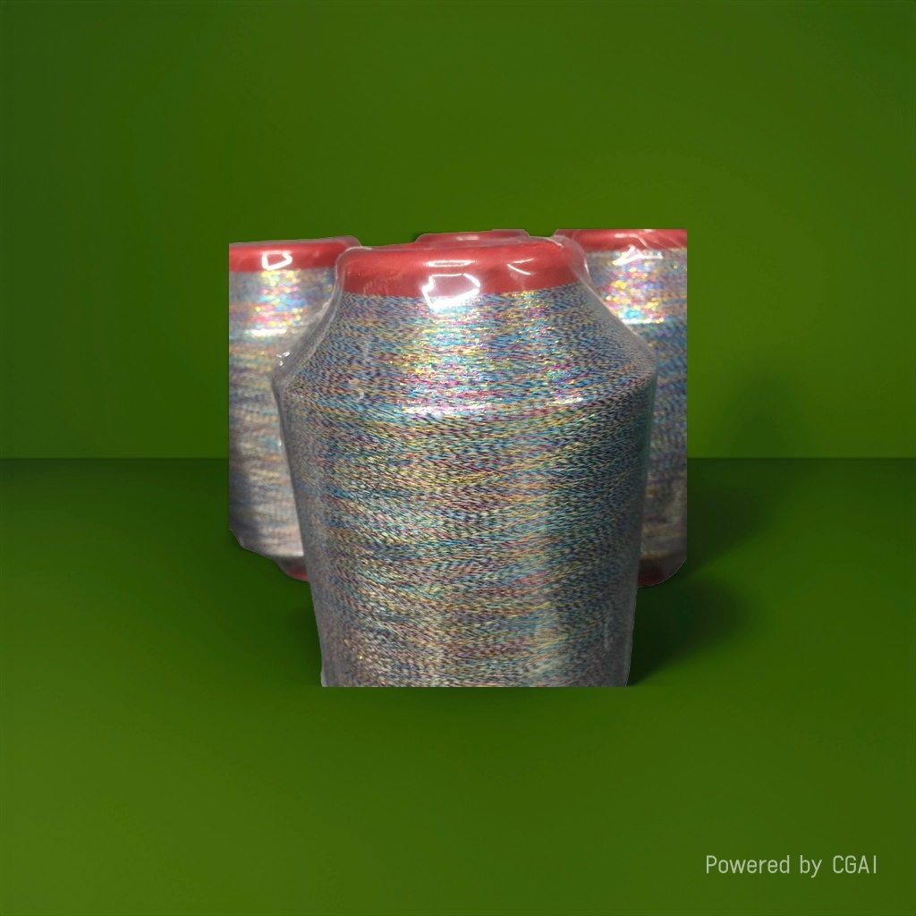 Colored sequined chemical fiber yarn 3075 axle-packed polyester-nylon blended waxed wool details Picture