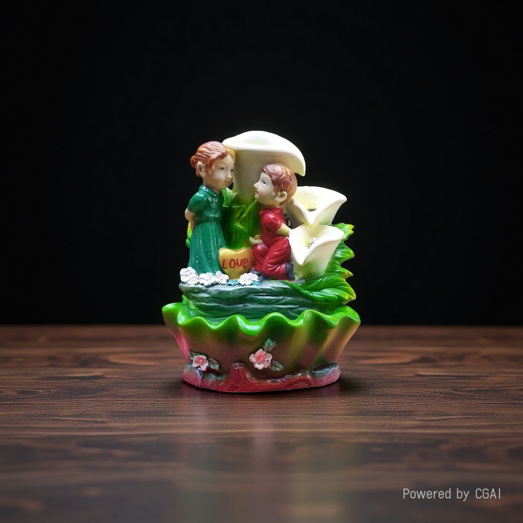 水韵工艺品假山喷泉流水摆件桌面盆景客厅摆件室内装饰树脂工艺品（批发）SY11020图