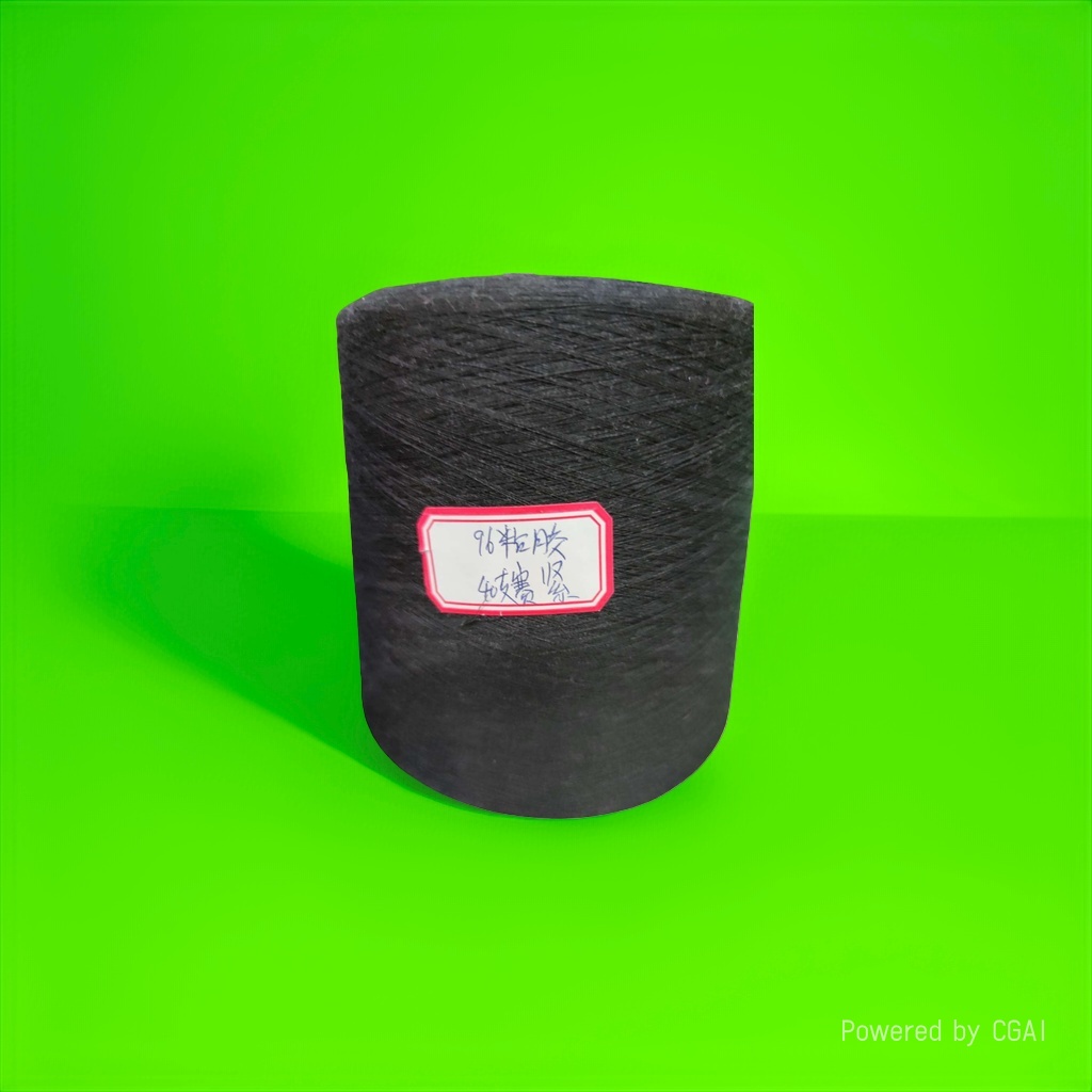 Chemical fiber yarn, black yarn roll 3075, wrapped yarn, polyester yarn, nylon thread, waxed polyester wool details Picture