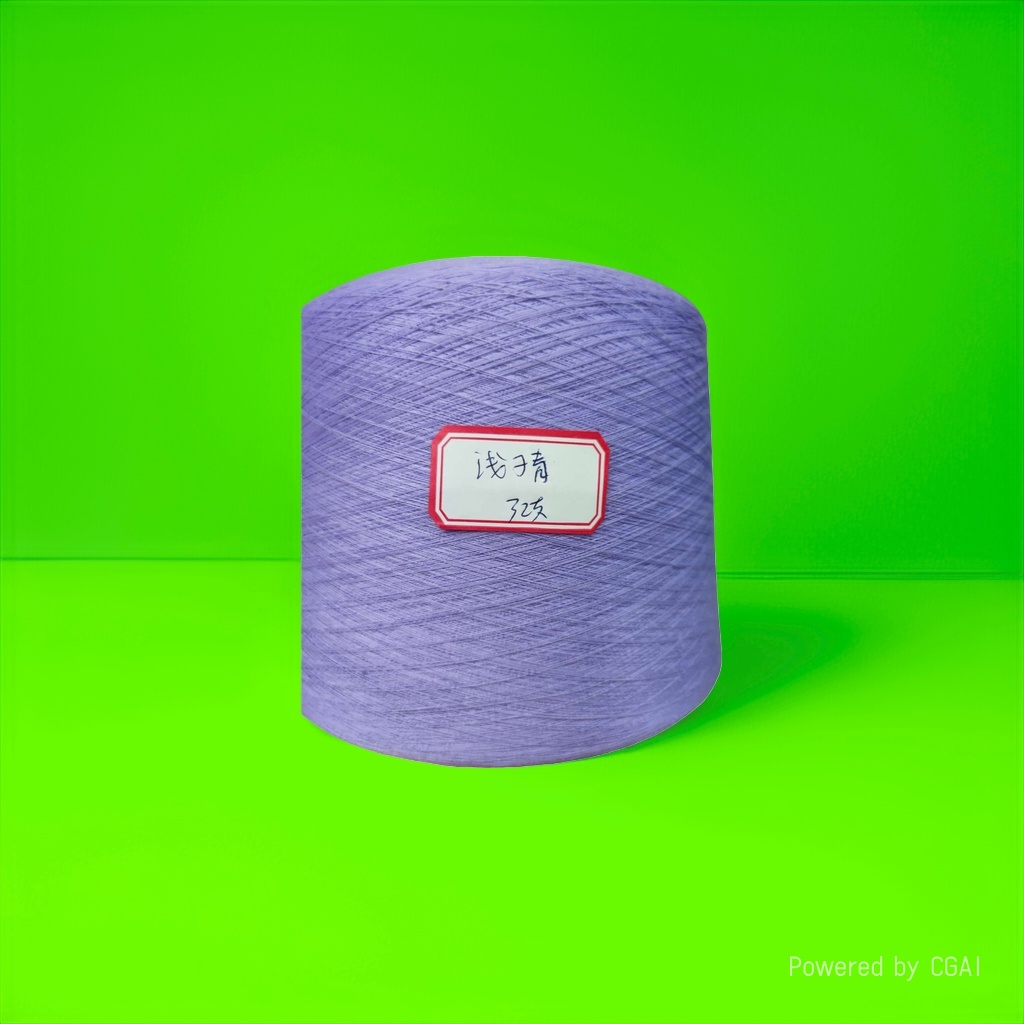 Light purple yarn roll, other yarns, cotton-nitrile blended hand-knitted yarn 100g Application Scenario
