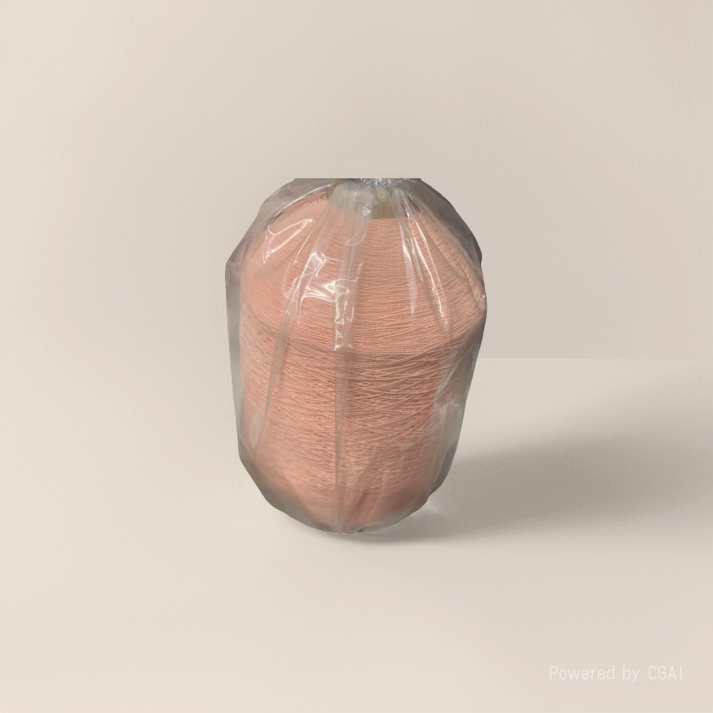 Six strands of iridescent wax rope are woven with No. 72 pink jade thread and steel wire wax rope