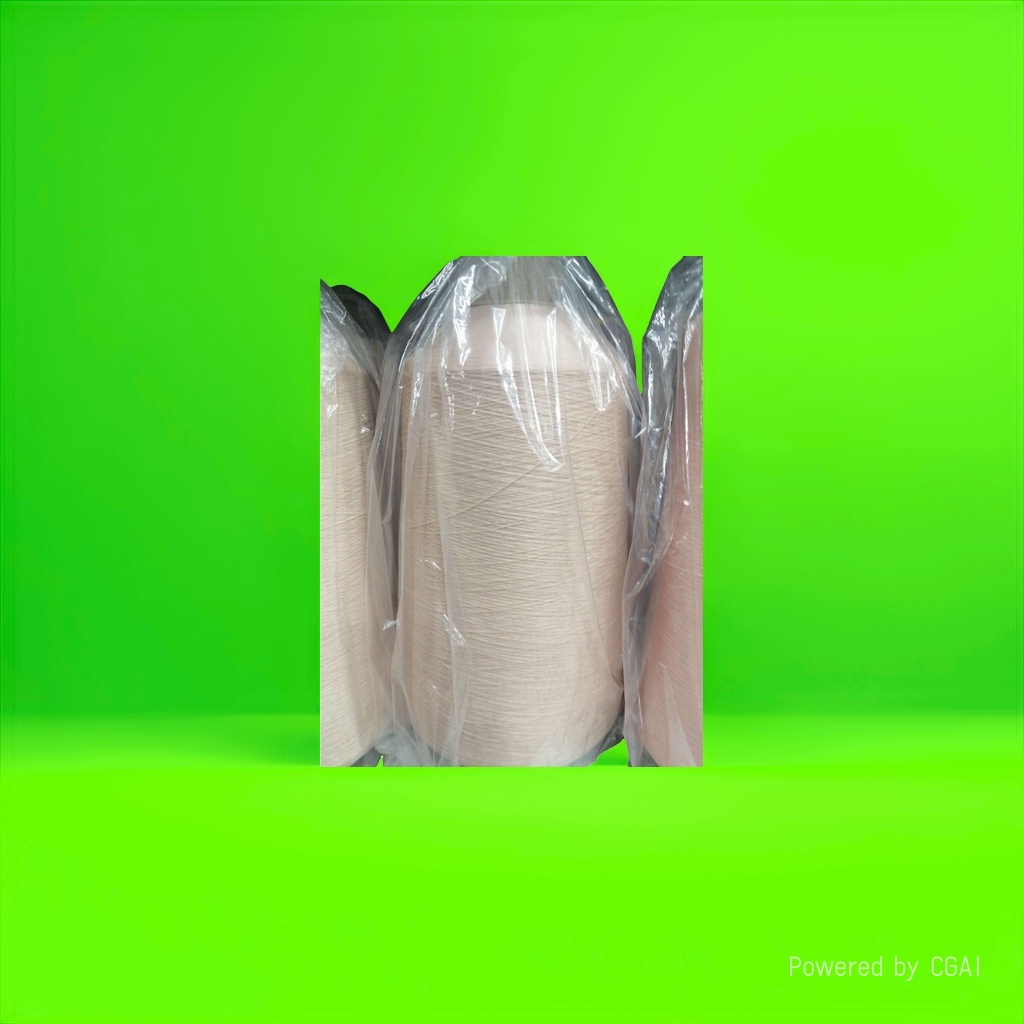 Beige yarn tube, hand-woven wool yarn, woven yarn ball, cotton and linen blended yarn roll Specification image