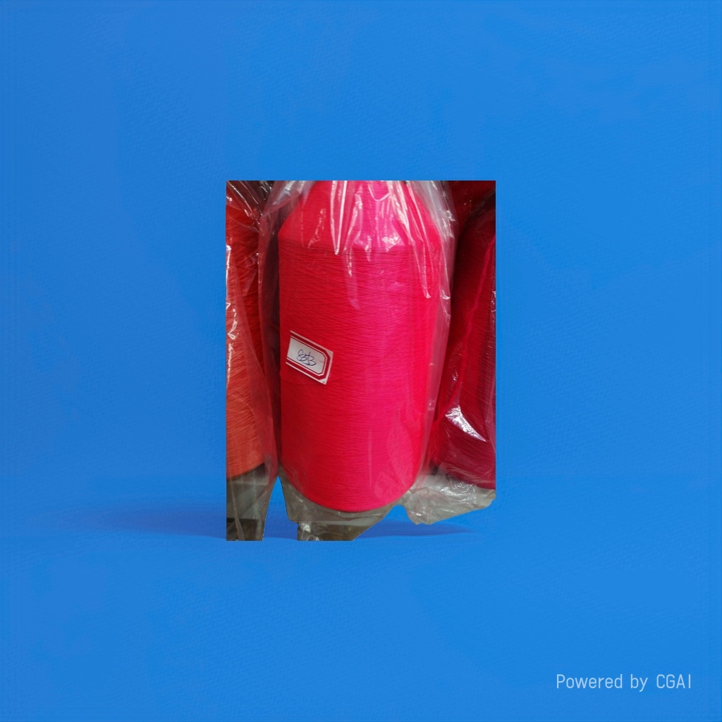 Bright pink spool sewing machine accessories, edge stitching, decorative stitching, for DIY by hand details Picture