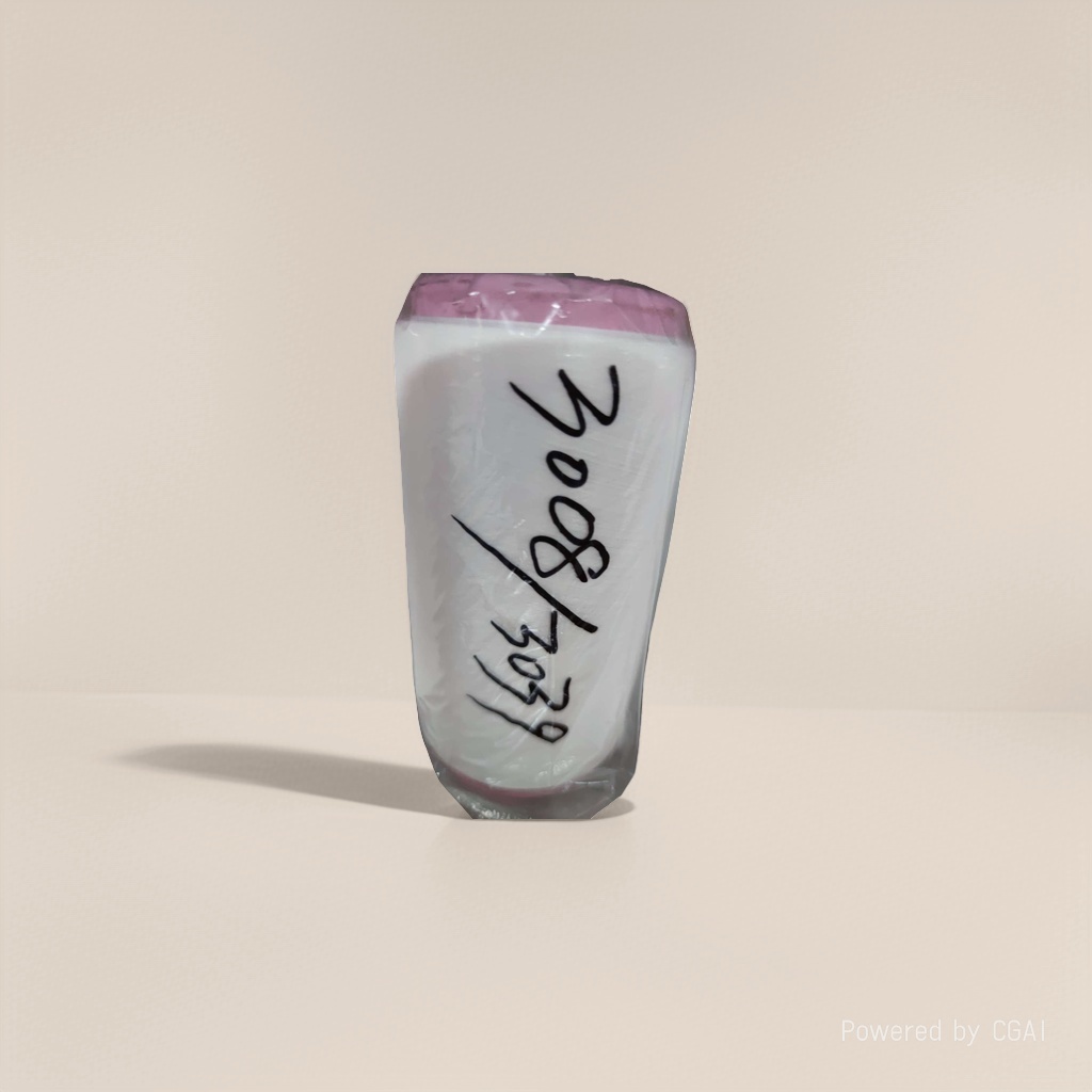 The white cylindrical object of the battle-axe has pink and black handwritten numbers on the top and bottom. It is packaged in a transparent plastic bag details Picture