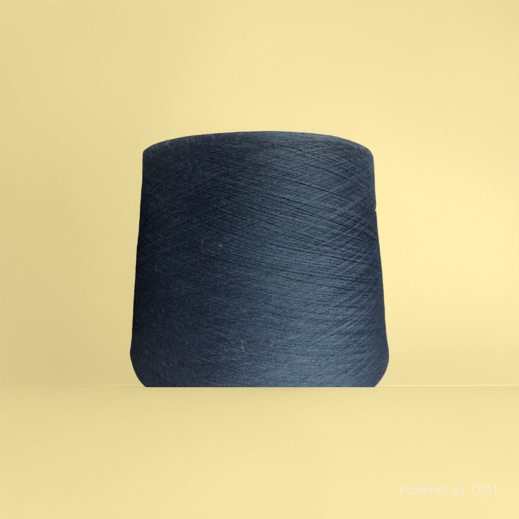100g deep blue milk-cotton yarn roll for babies, soft and skin-friendly yarn Specification image