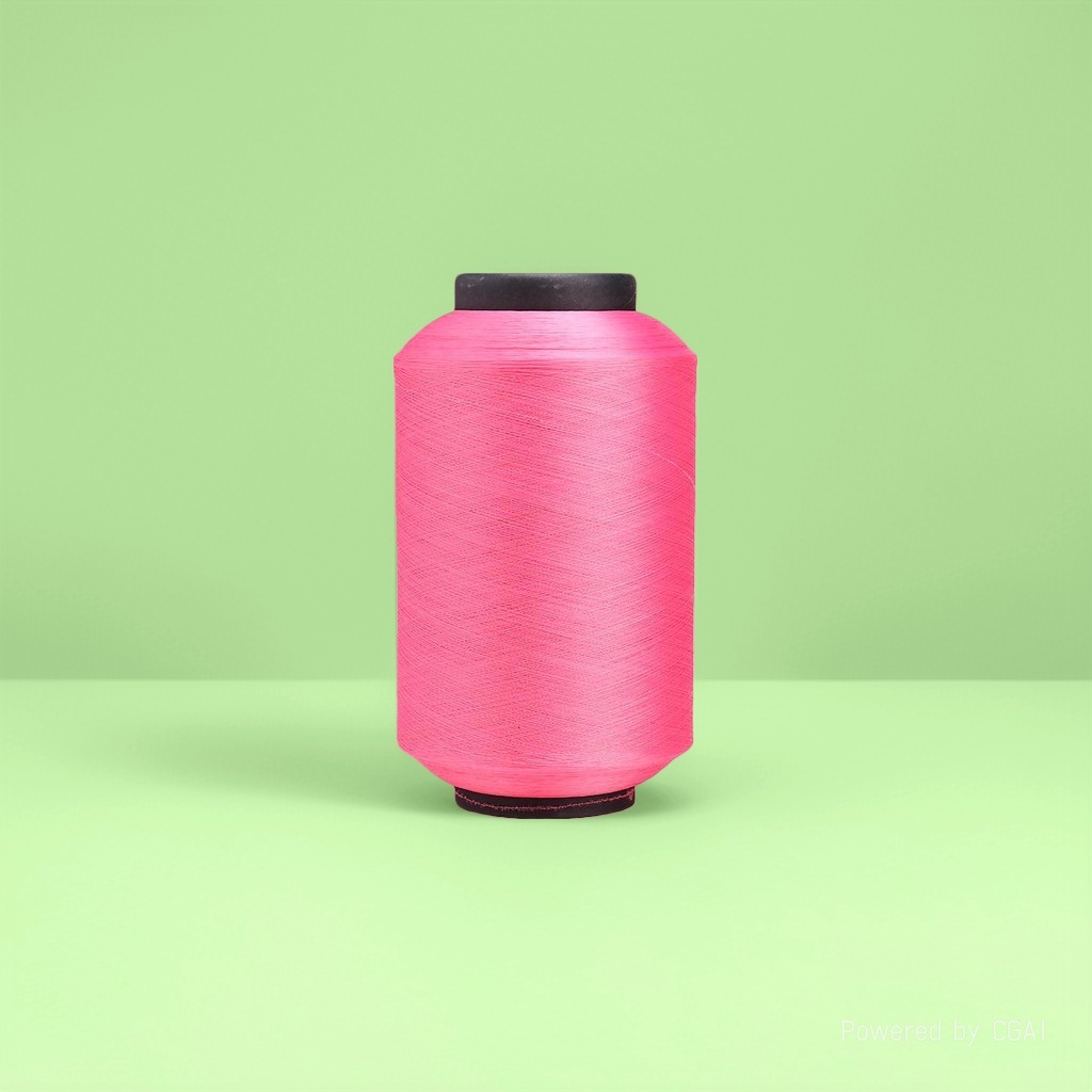 The No. 72 jade thread pink spool is woven with steel wire wax rope to create 6 strands of iridescent wax thread Application Scenario