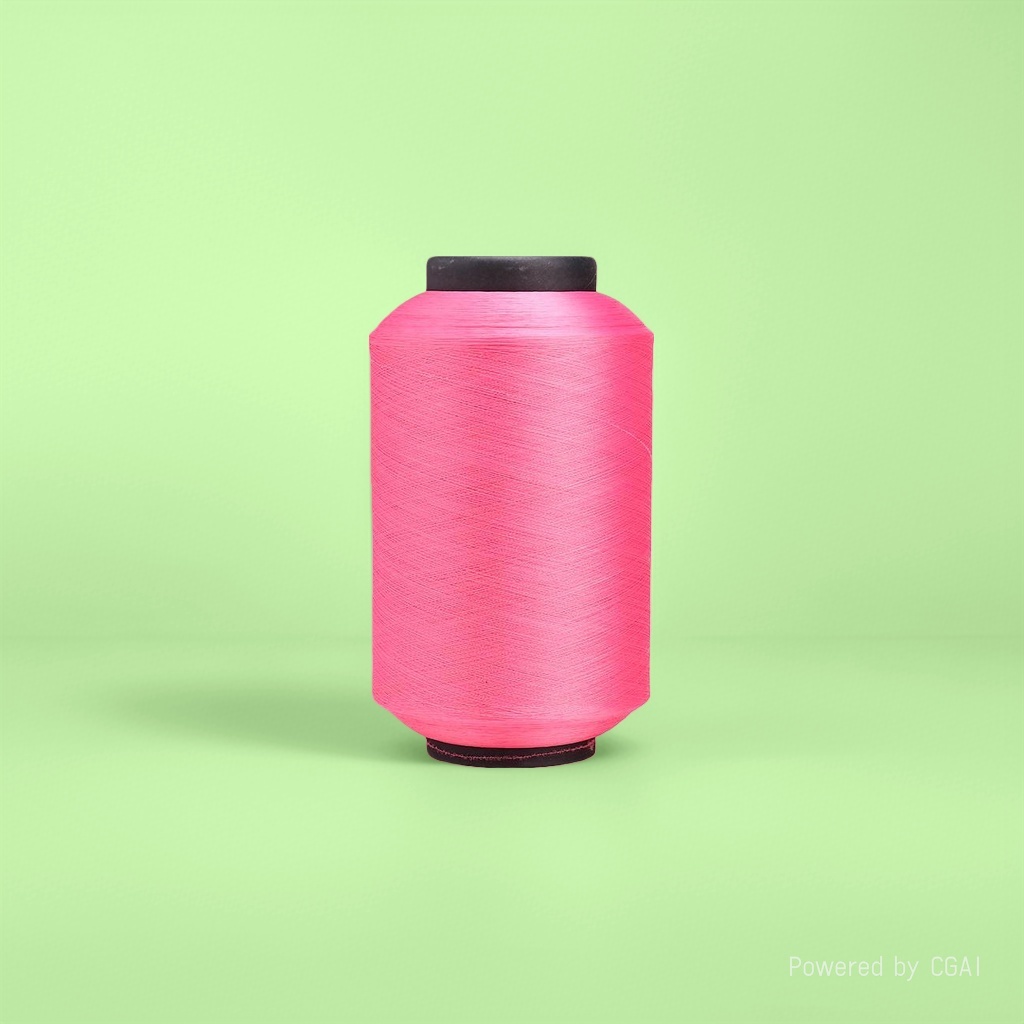 The No. 72 jade thread pink spool is woven with steel wire wax rope to create 6 strands of iridescent wax thread