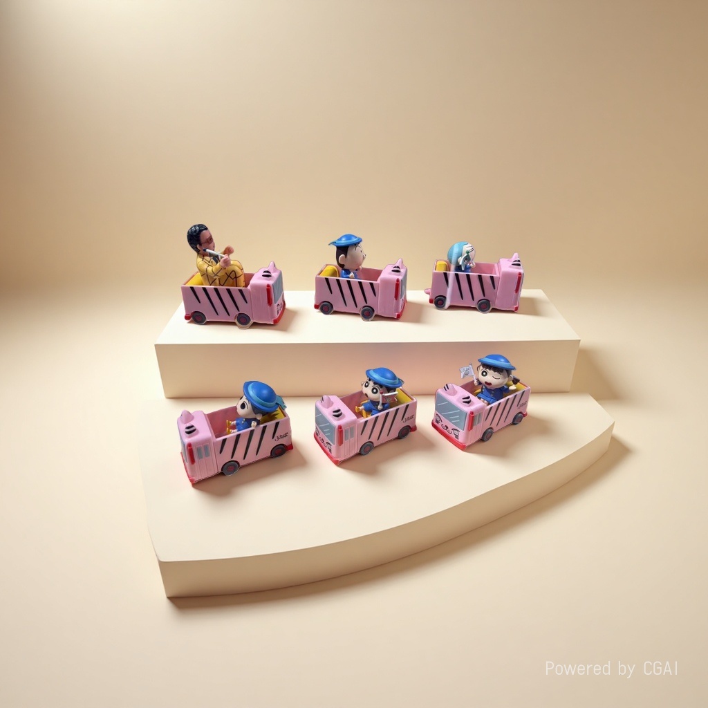 Pink school bus toy set: Children's four-wheel off-road vehicle, adults can ride in four-wheel drive children's toy vehicle Application Scenario