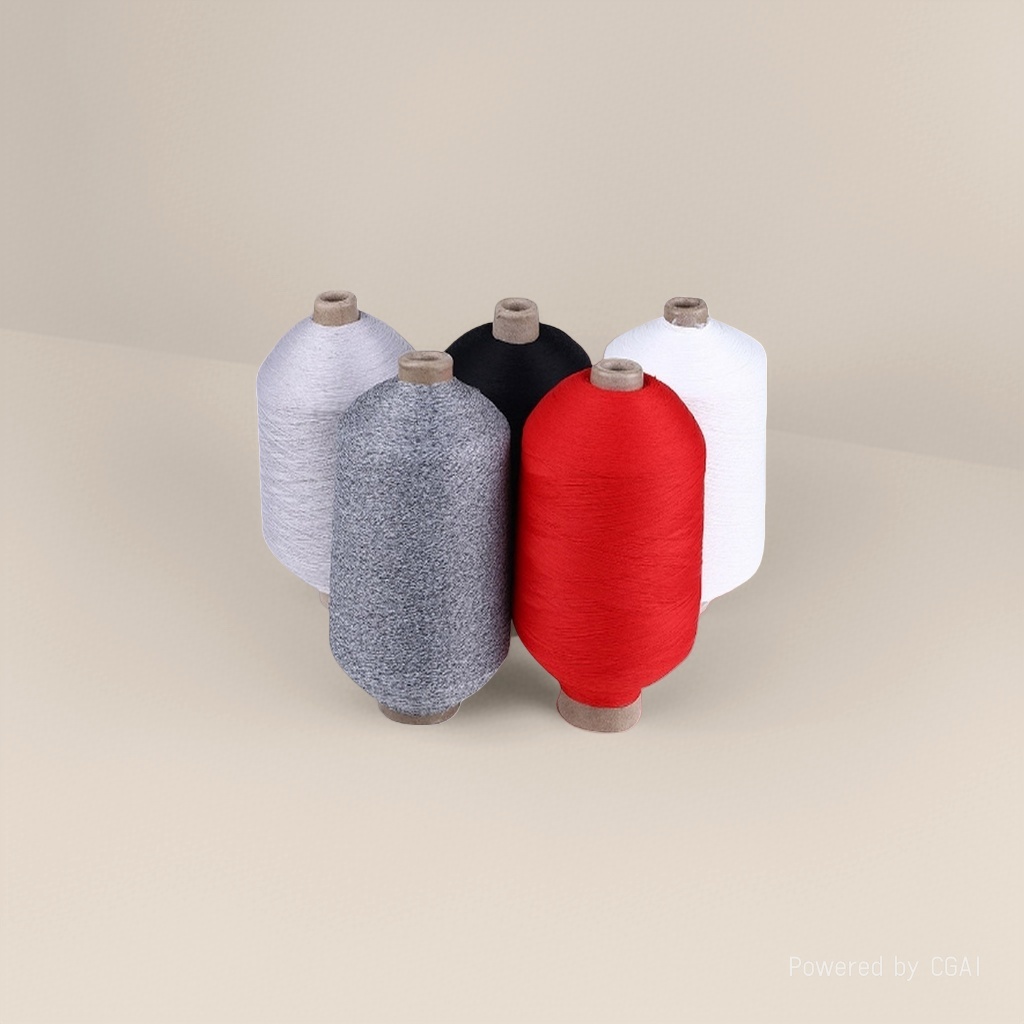 Fancy yarn roll, colored section dyed Chenille yarn, fancy colored yarn roll Specification image