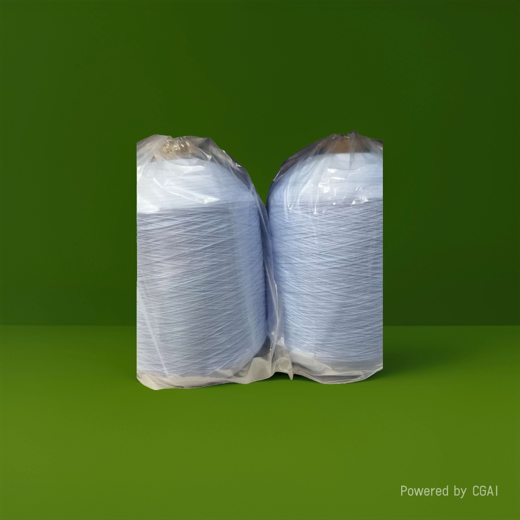 依棉浅蓝色牛奶棉纺纱线卷 毛线团宝宝线 yarn