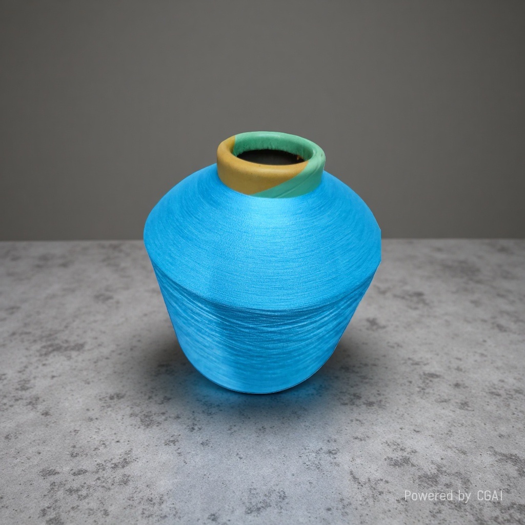 Blue tubules of chemical fiber yarn, 3075 packages of polyester nylon waxed wool yarn Application Scenario