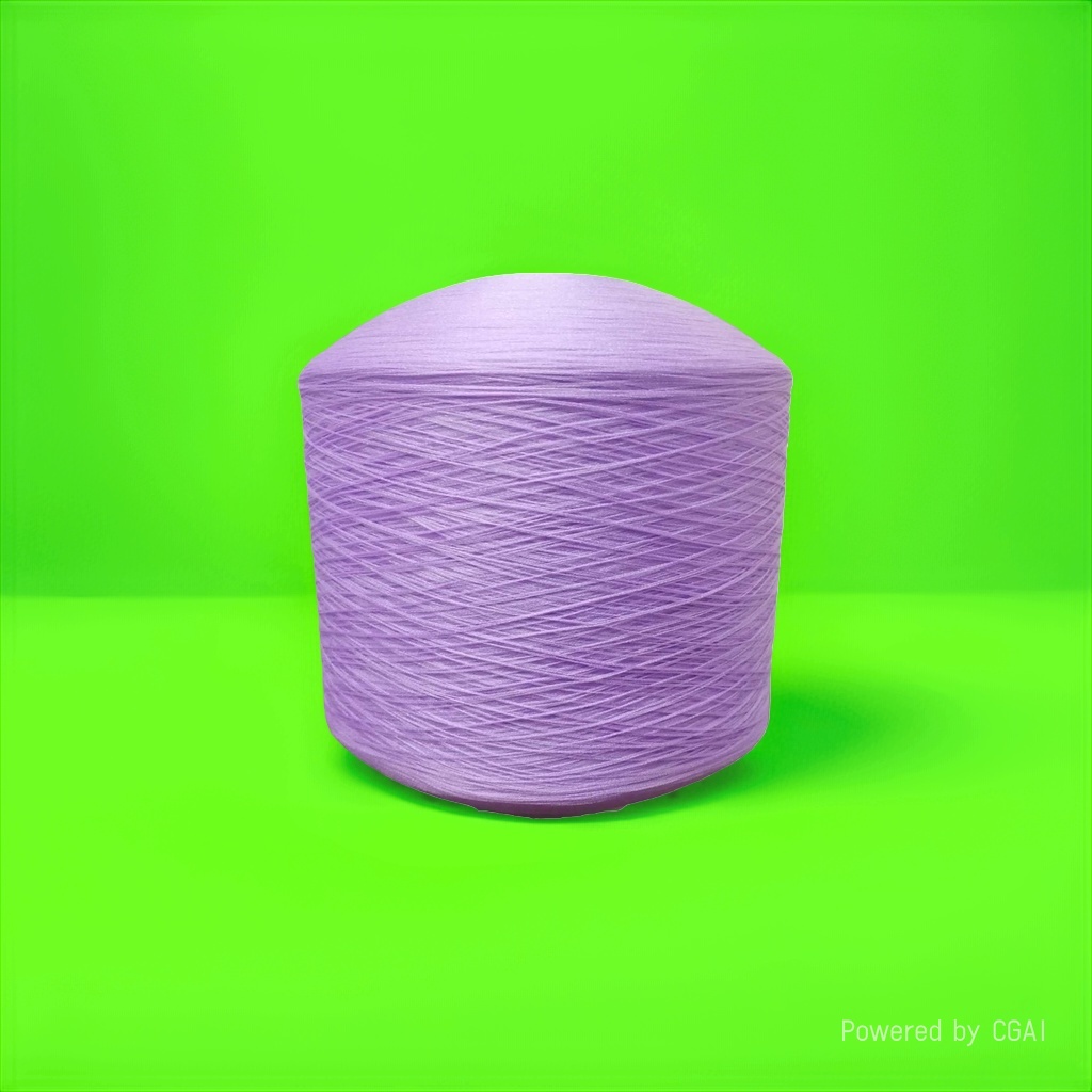 Purple yarn can be rolled into other yarns for DIY weaving. It can be split into multiple strands