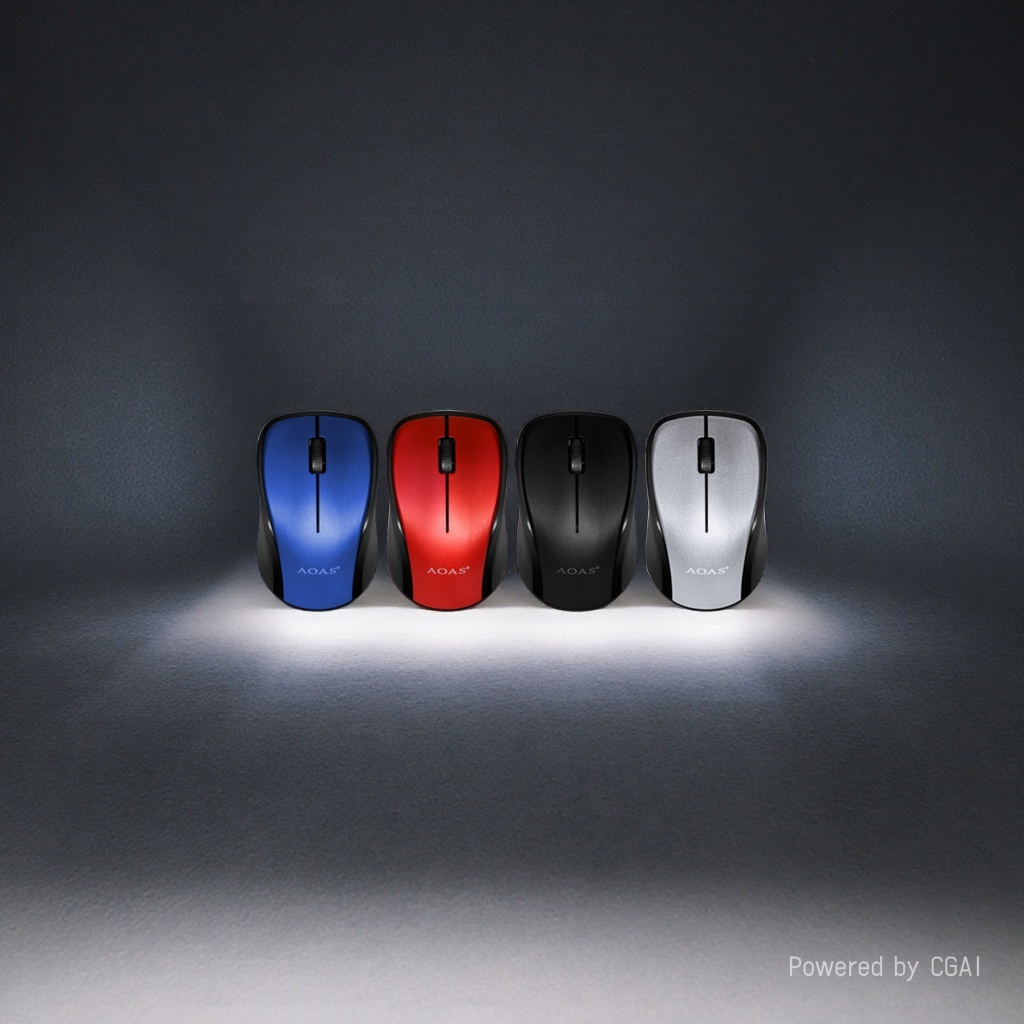 The ergonomic silent design of the color LED mouse with RGB breathing light effect details Picture
