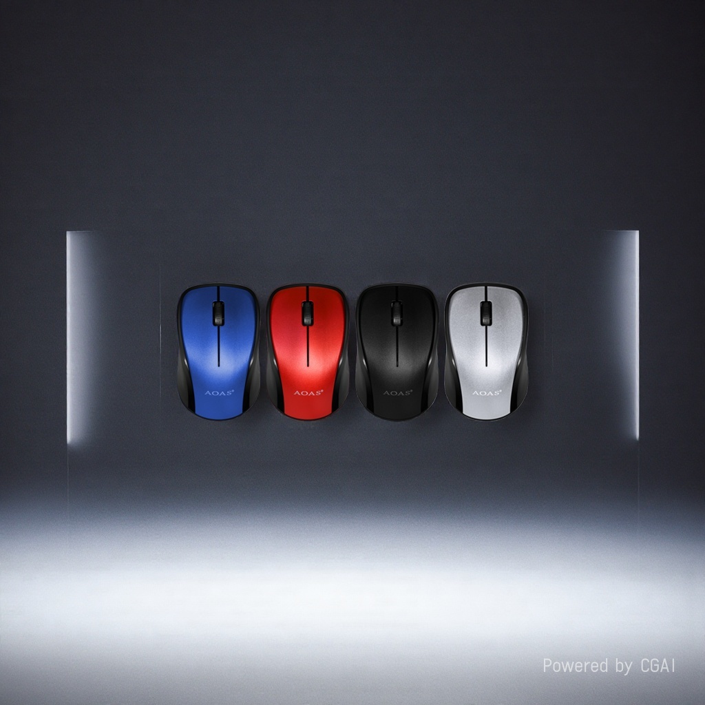 The ergonomic silent design of the color LED mouse with RGB breathing light effect Specification image