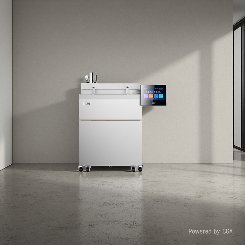 Silver kitchen cooking robot Application Scenario