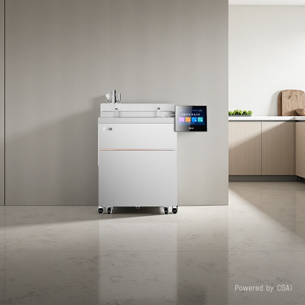 Silver kitchen cooking robot Specification image