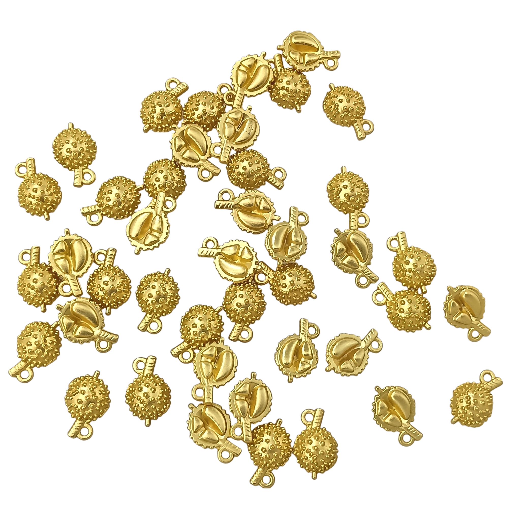 Golden durian-shaped pendant bracelet for women, irregular accessory Item Picture