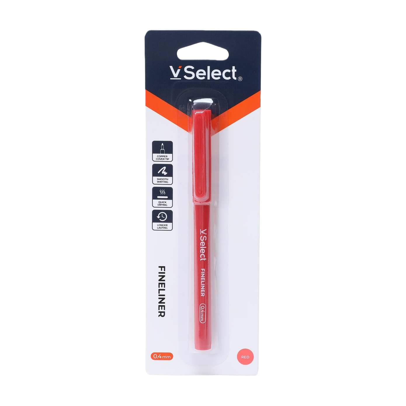 Red 0.4mm signature pen, 1 piece per card, exclusively for foreign trade. Minimum order quantity: one box Item Picture